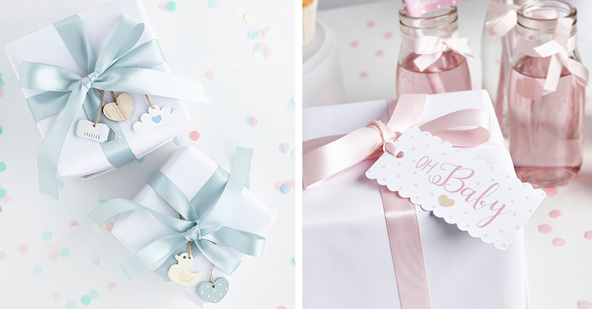 Mit der richtigen Verpackung strahlen deine Babyparty-Geschenke wunderschön